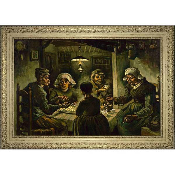 تابلو گالری هنری پیکاسو طرح سیب زمینی خورها