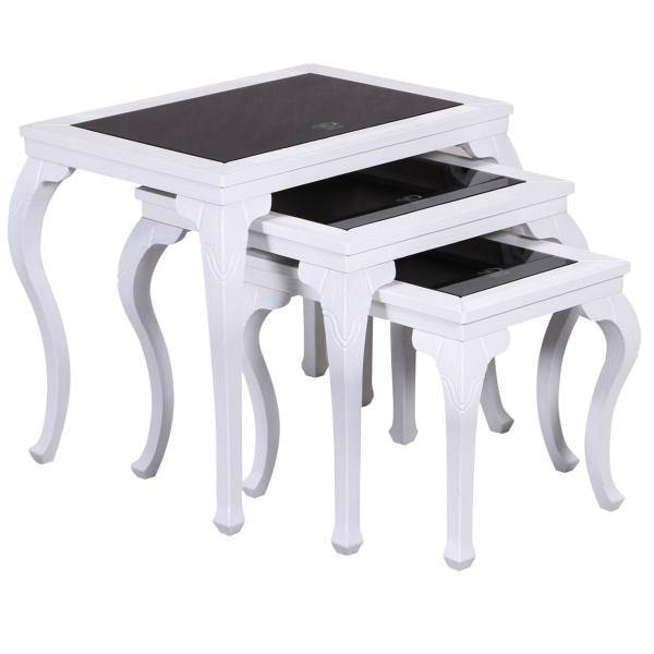 میز عسلی سهیل کد 0050SE مجموعه سه عددی، Soheil 0050SE Side Table 3 pcs