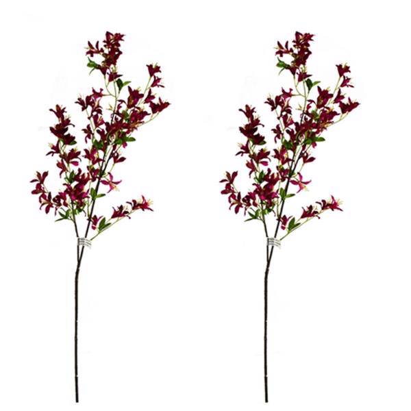 گل مصنوعی مدل یاس مجموعه 2 عددی