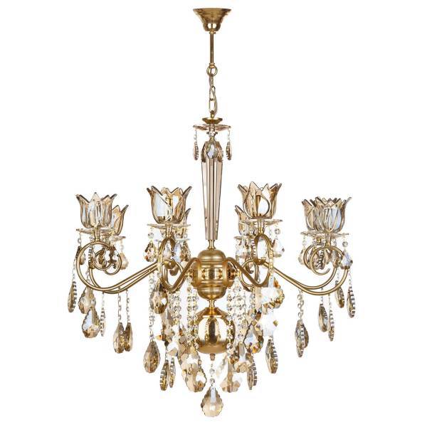 لوستر چشمه نور 8 شعله کد H2610/8، Cheshmeh Noor H2610/8 Eight Flames Chandelier