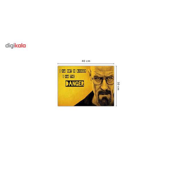 تابلو شاسی ونسونی طرح I Am The Danger سایز 30 × 40، Wensoni I Am The Danger Chassis 40 x 30