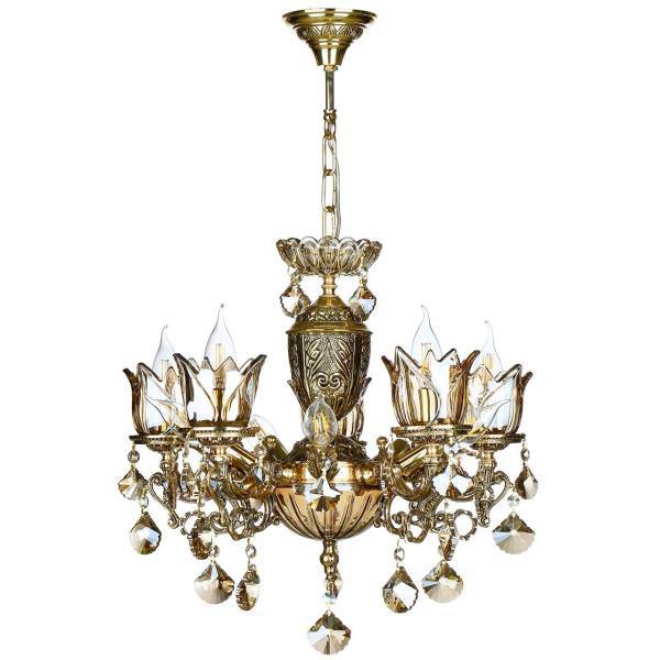 لوستر چشمه نور 5 شعله کد C2735/5، Cheshmeh Noor C2735/5 Five Flames Chandelier