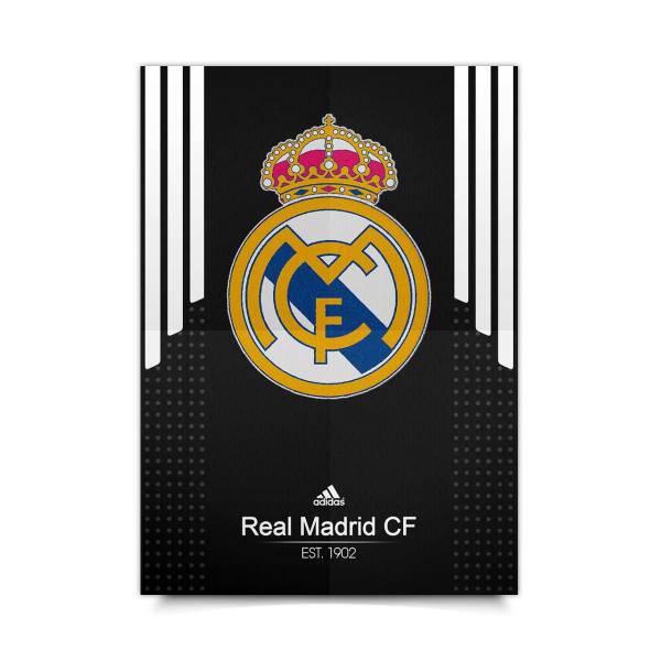 پوستر ونسونی طرح Real Madrid Black 2016 سایز 30x40، Wensoni Real Madrid Black 2016 Poster 30x40