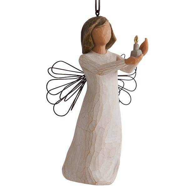 مجسمه ویلو تری مدل فرشته امید، Willow Tree Angel Of Hope Ornament 27275 Statue