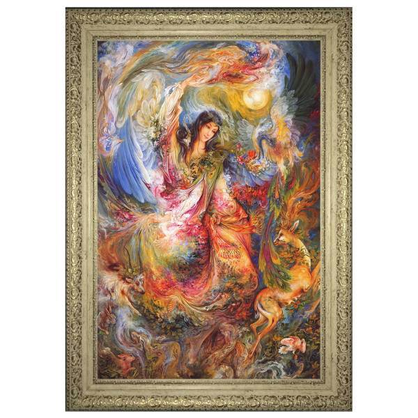 تابلو گالری هنری پیکاسو طرح مینیاتور اثر استاد فرشچیان کد 0116