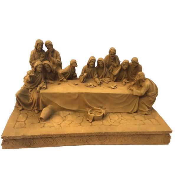 مجسمه طرح خاکی مدل شام آخر، Soil Last Supper Statue