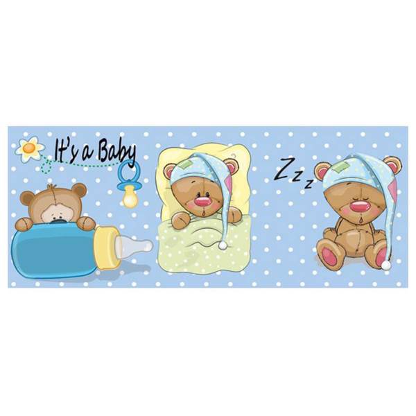 استیکر سه بعدی ژیوار طرح خرس خوابالو، Zhivar Sleepy Bear 3D Sticker