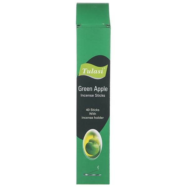 عود خوشبو کننده تولاسی مدل Green Apple، Tulasi Green Apple Incense Sticks