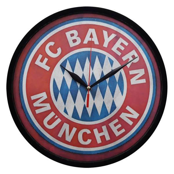 ساعت دیواری بایرن مونیخ مدل سان تایم 419، Bayern Munich Team Clock Sun Time 419