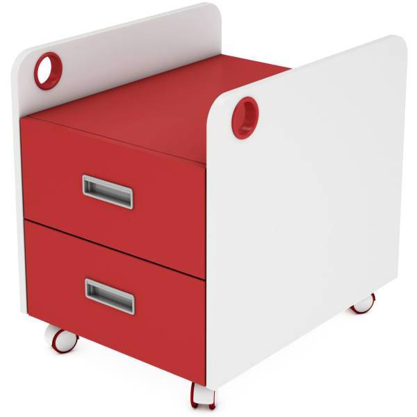 فایل کشویی محیط آرا مدل Venica 6827N-0106، Mohitara Venica 6827N-0106 Wheeled Drawer Filing Cabinet