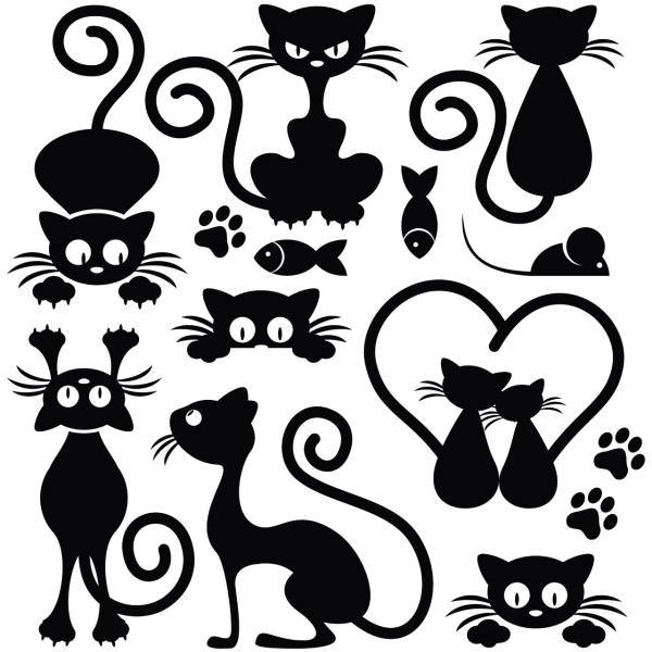 استیکر سالسو طرح Black Cat، Salso Black Cat Sticker