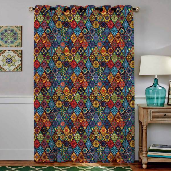 پرده مخمل رنس مدل C4-50079 ارتفاع 190 سانتی متر، Rence C4-50079 Curtain 190 cm