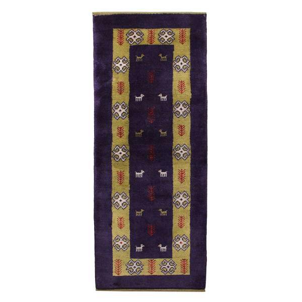 گبه دستبافت نیم متری طوفان کد 65622545