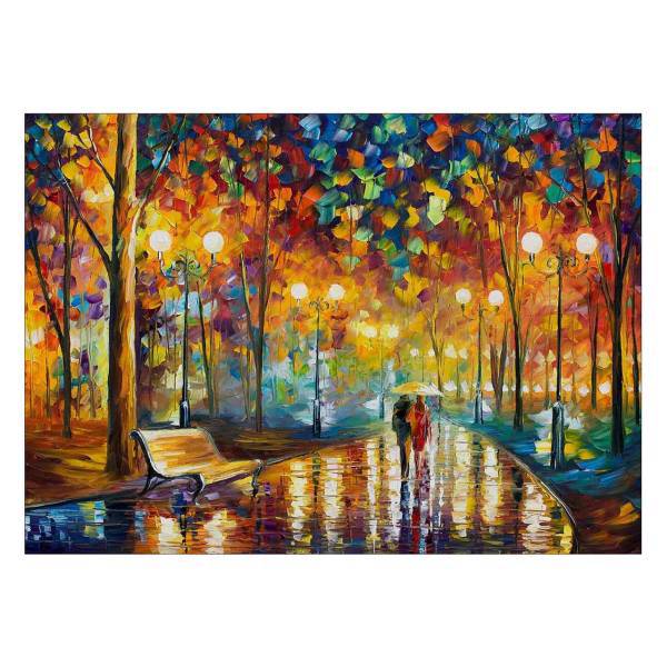 تابلو شاسی ونسونی طرح Leonid Afremov Rains Rustle 2 سایز 30x40 سانتی متر، Wensoni Leonid Afremov Rains Rustle 2 Chassis 40 x 30