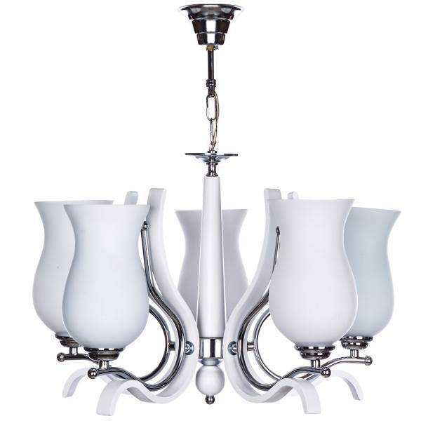 لوستر چشمه نور 5 شعله کد 828WT، Cheshmeh Noor Five Branches 828WT Chandelier