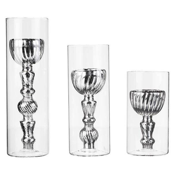 جاشمعی نایت اند لایت مدل 12AB5060 بسته 3 عددی، Nite and Lite 12AB5060 Candle Holder Pack of 3