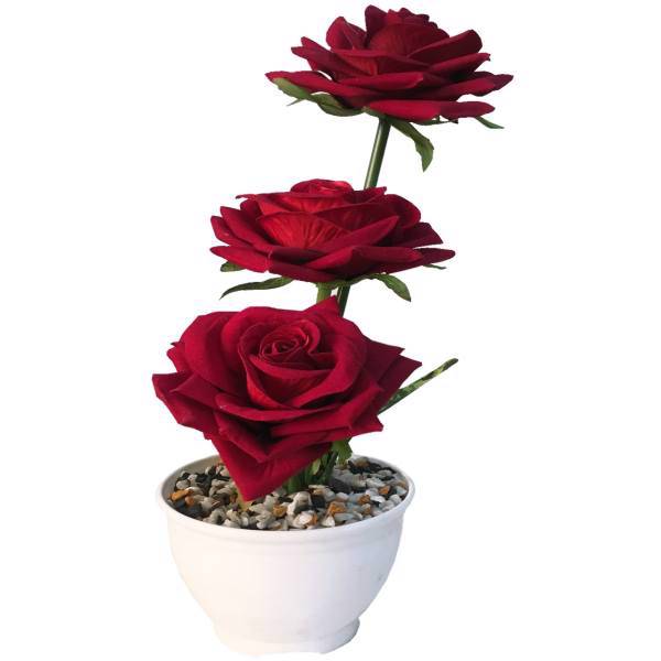 گلدان به همراه گل مصنوعی کارا مدل 12014، Kara 12014 Flower And Pot