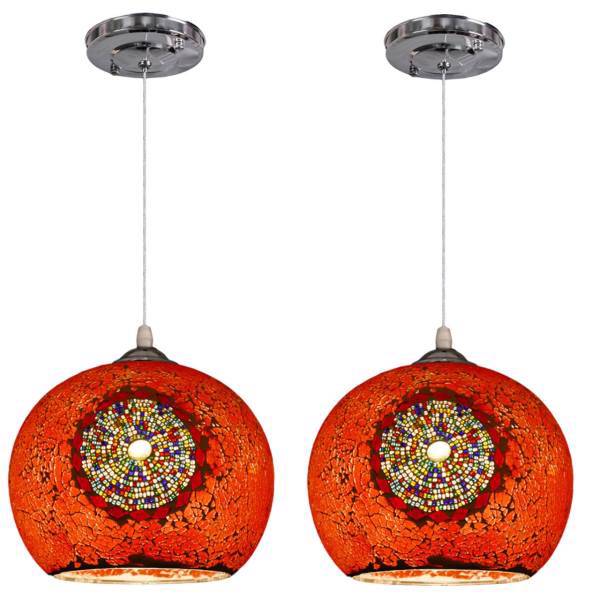 چراغ آویز دیلایت 1 شعله کد DEL28-250x2 بسته 2 عددی، Delight DEL28-250x2 One Branch Hanging Light Pack Of 2