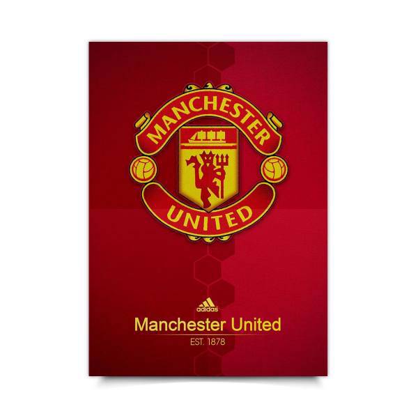 پوستر ونسونی طرح Manchester United 2016 سایز 30x40، Wensoni Manchester United 2016 Poster 30x40