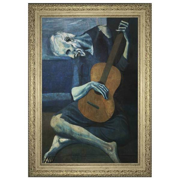 تابلو گالری هنری پیکاسو طرح گیتارزن پیر