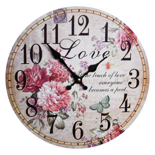 ساعت دیواری نقطه مدل Love