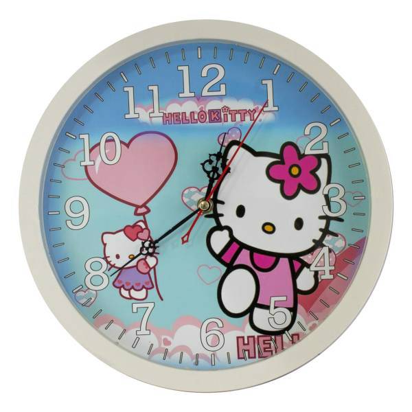 ساعت دیواری مدل Hello Kitty کد AL-10010101