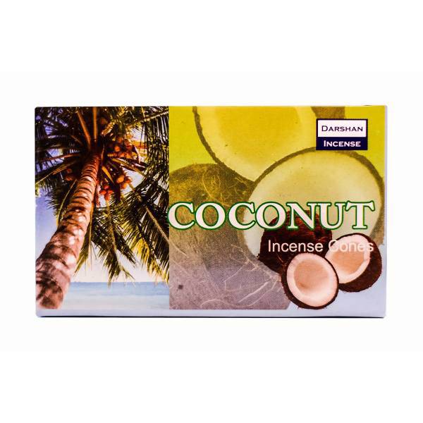 عود دارشان مدل Coconut کد 1010، Darshan Coconut 1010 Incense Cones