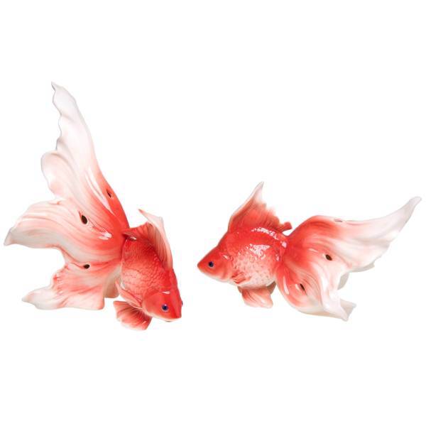 مجسمه رومنس طرح ماهی مدل 5061 مجموعه 2 عددی، Romance 5061 Fish statue Pack Of 2