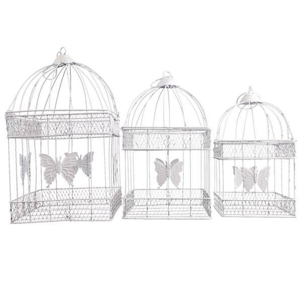 قفس دکوراتیو پرایم کد 608003 مجموعه سه عددی، Prime 608003 Decorative Cage 3 Pcs