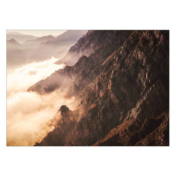 تابلو شاسی ونسونی طرح Mountain Above Clouds سایز 70 × 50 سانتی متر، Wensoni Mountain Above Clouds Chassis Size 50 x 70 Cm