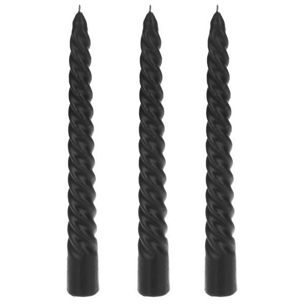 شمع نگین زرین مدل Spiral بسته 3 عددی، Negin Zarrin Spiral Pack of 3
