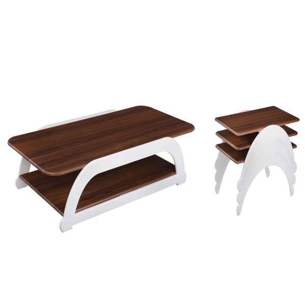 میز جلومبلی و مجموعه ی 3 عددی عسلی کارینو مدل EG313، Karino EG313 coffee Table and 3pcs end Table