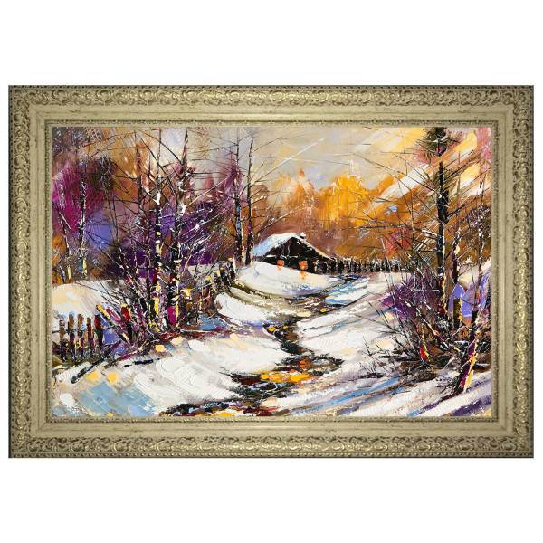 تابلو گالری هنری پیکاسو طرح زمستان سخت