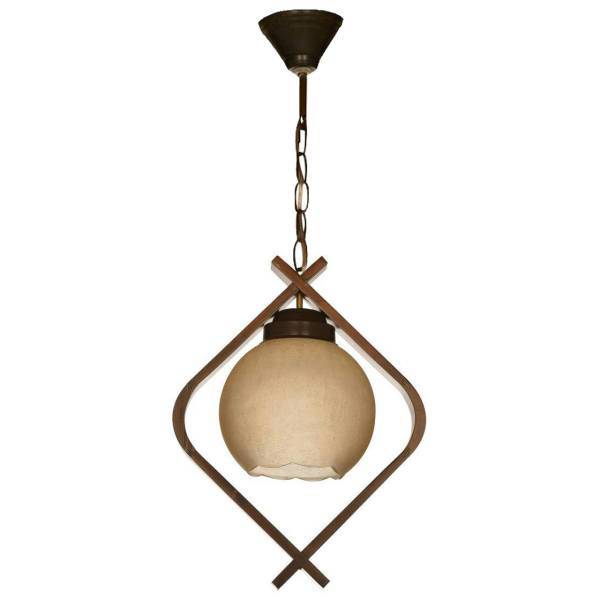 چراغ آویز تک شعله چوبی دیلایت کد210/1CH، Delight 210-1CH One Branch Hanging Lamp