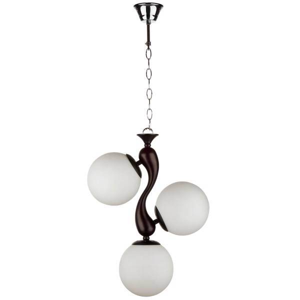 چراغ آویز چشمه نور 3 شعله کد D3405/3H-BR، Cheshmeh Noor D3405/3H-BR Three Flame Hanging Lamp