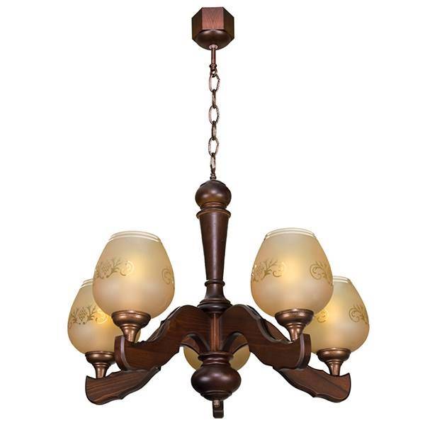 لوستر دارکار مدل کلاسیک 5 شعله کد 203، Darkar 203 Five Branches Classic Chandelier