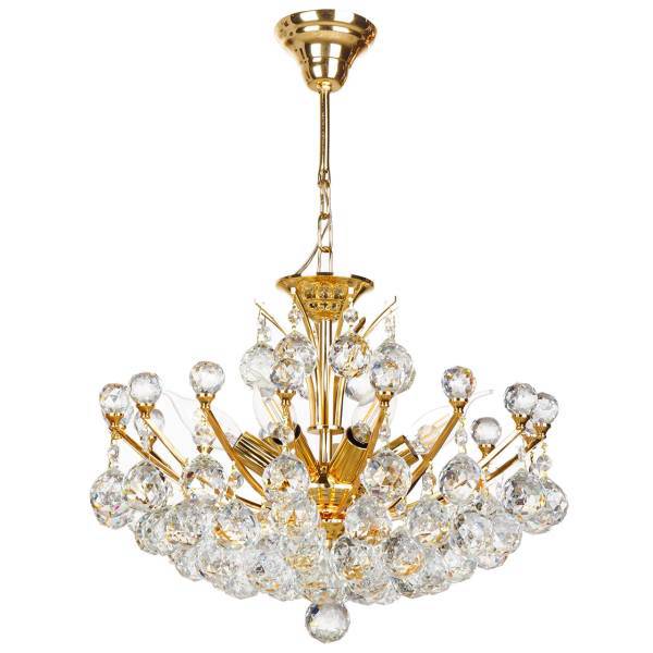 لوستر چشمه نور 7 شعله کد H6635/40، Cheshmeh Noor H6635/40 Seven Flames Chandelier