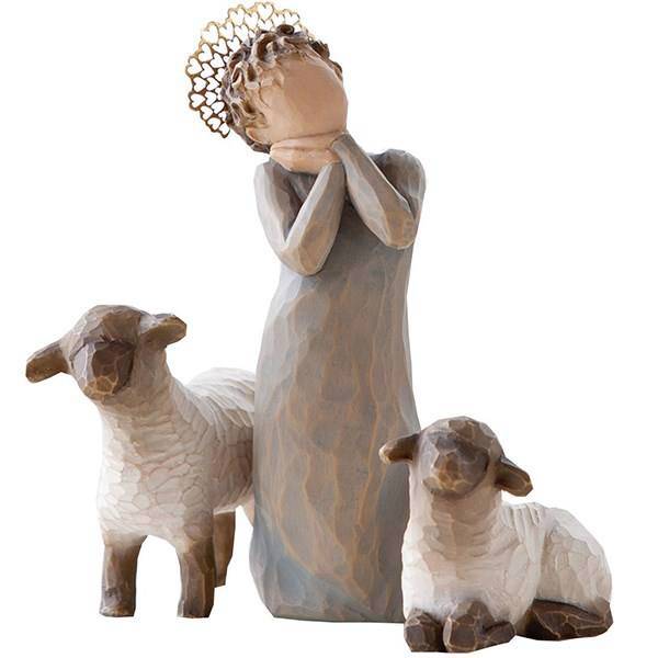 مجسمه ویلو تری مدل چوپان کوچولو، Willow Tree Little Shepherdess 26442 Statue