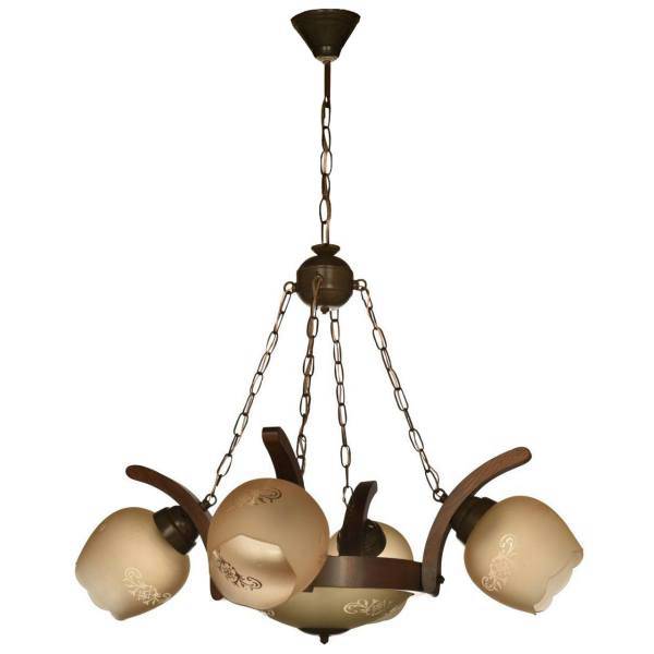 لوستر دیلایت 5 شعله مدل Laleh1/4CH، Delight Laleh1/4CH Five Branches Chandelier