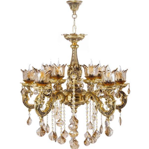 لوستر چشمه نور 10 شعله کدS3506/5G، Cheshmeh Noor S3506/5G Ten Flames Chandelier