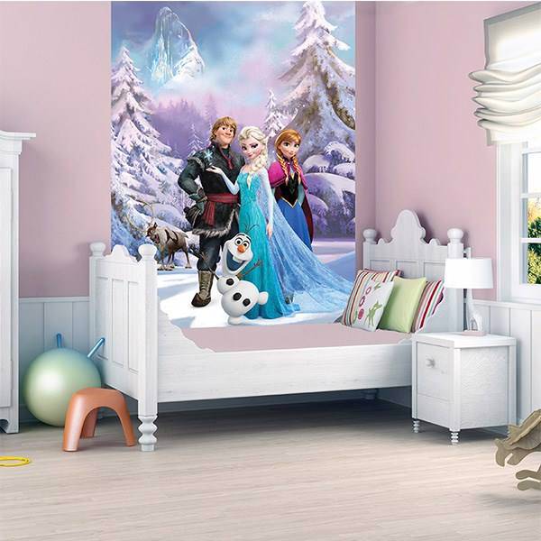 کاغذ دیواری 1وال مدل منجمد دیزنی، 1Wall Deco Mural Disney Frozen Wallpaper