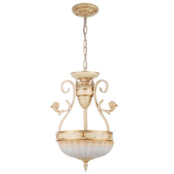 لوستر چشمه نور 3 شعله کدS3328/300، Cheshmeh Noor S3328/300 Three Flames Ceiling Chandelier