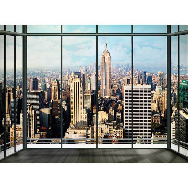 کاغذ دیواری 4 تکه 1وال مدل Newyork-017، 1Wall Newyork-017 Wallpaper Giant