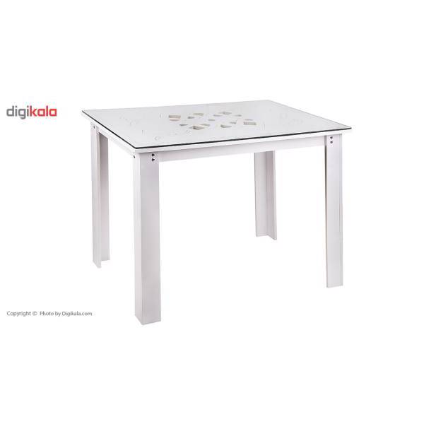 میز ناهار خوری صنایع چوب قائم کد K217 سایز 75 × 115، Sanaye Choob Ghaem K217 MDF Dinning Room Table Size 115 x 75