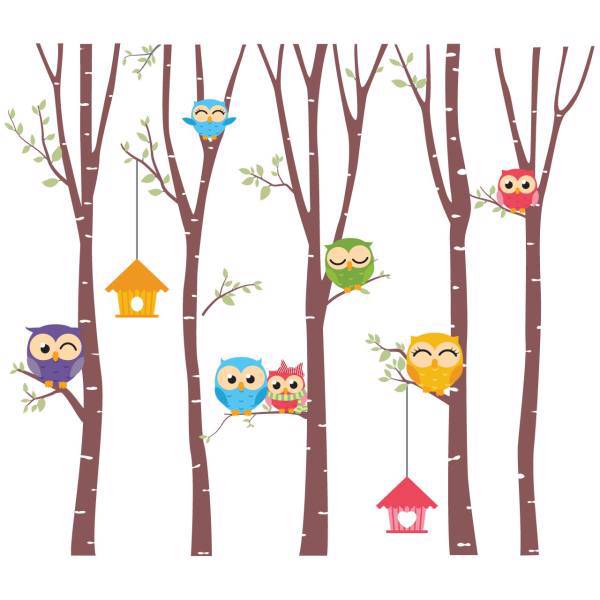 استیکر سالسو طرح Spring Owl، Salso Spring Owl Sticker