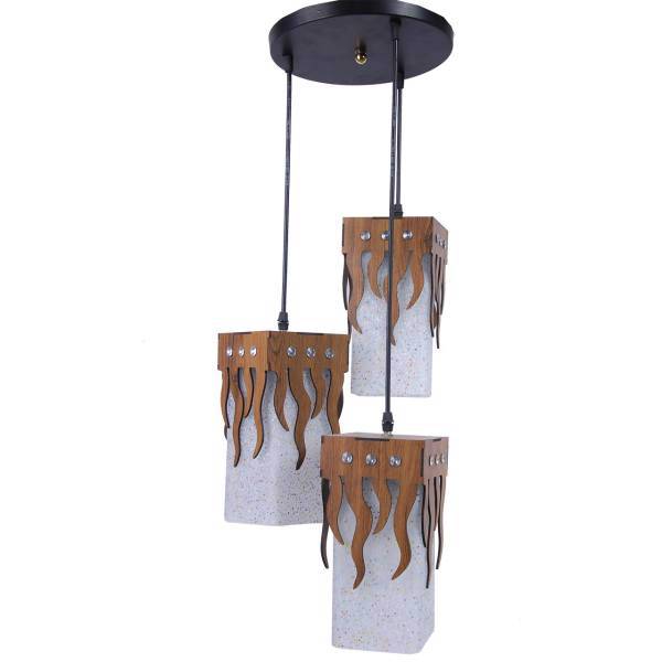 چراغ آویز سهیل سه شعله مدل Fire، Soheil Fire Three Branch Hanging Light