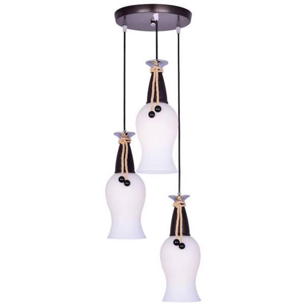 چراغ آویز چشمه نور 3 شعله کد 1264/3H، Cheshmeh Noor 1264-3H Three Branch Hanging Lamp