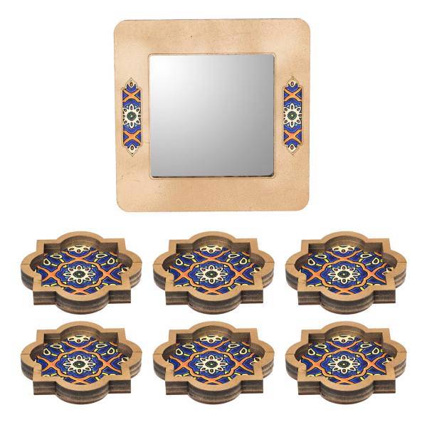 مجموعه ظروف هفت سین 7 پارچه گره کد 4-9671، Gereh 9671-4 Haft Seen Set 7 Pcs