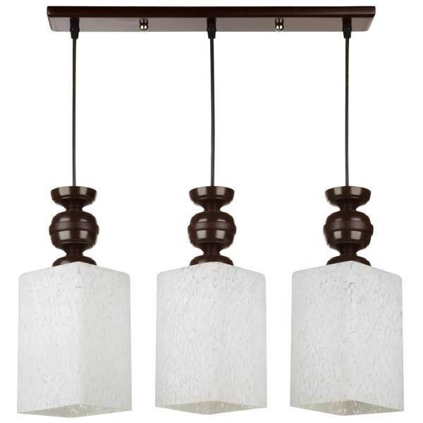 چراغ آویز چشمه نور سه شعله کدG556/3H-BR، Cheshmeh Noor G556/3H-BR three Flame Hanging Lamp