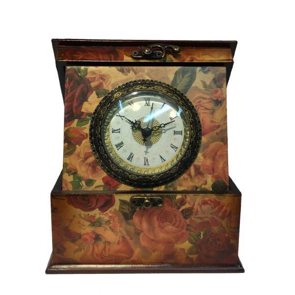 ساعت رومیزی طرح صندوقچه کد 1557